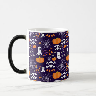 Leuke enge Halloween-personages Magische Mok