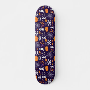 Leuke enge Halloween-personages Skateboard