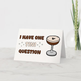 Leuke Espresso Martini Schattigee Unieke Maid of H Kaart