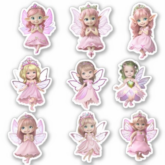 Leuke Fairy Stickers 3 (Voorkant)