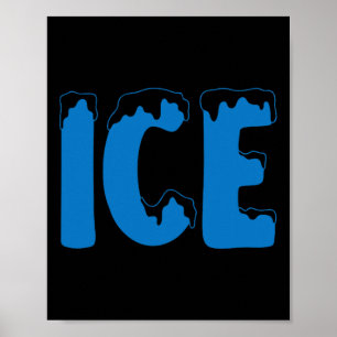 Leuke familie Halloween kostuum Ice en Ba Poster