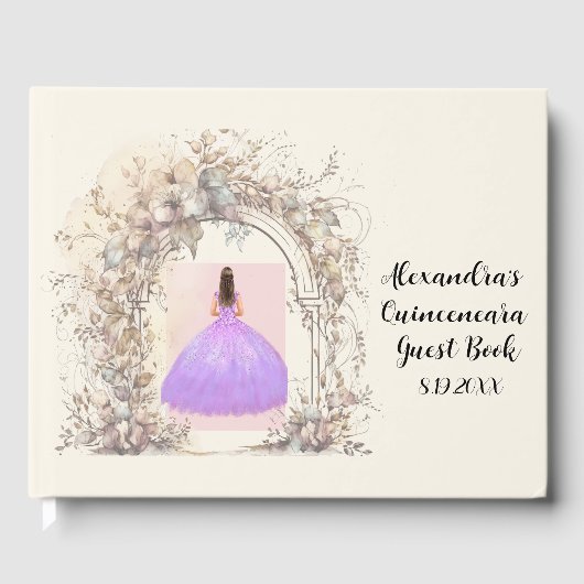 Leuke Fantasy Tiener Meisje Verjaardag  Gastenboek (Voorkant)