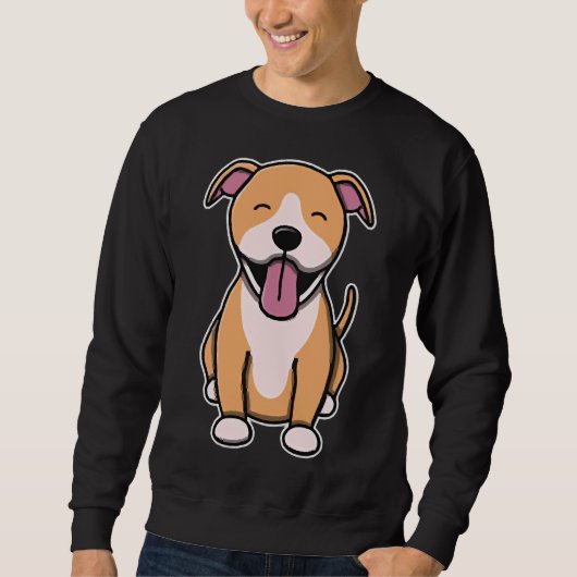 Leuke Fawn Pitbull Trui (Voorkant)
