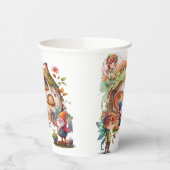 Leuke fee en gnoom papier cup papieren bekers (Links)