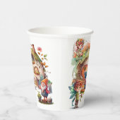 Leuke fee en gnoom papier cup papieren bekers (Rechts)