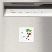 Leuke fee met bruine vleugels magneet (Insitu (Vaatwasser))