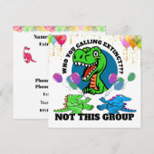 Leuke Feest Uitnodiging (Voorkant / Achterkant)