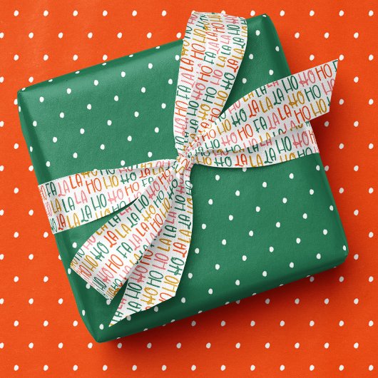 Leuke feestelijke falala hohoho kerstvakantie lint