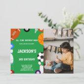 leuke feestuitnodigingen voor kinderen kaart (Staand voorkant)