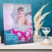 Leuke Feiten Baby's 1e Verjaardagstijdschrift Hoes Fotoplaat (Zijkant)