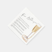 Leuke feiten minimalistische Parels en Prosecco Br Servet (Hoek)