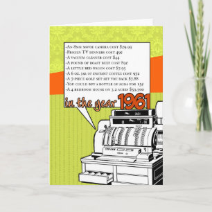 Leuke Feiten Verjaardag - Kosten van Leven in 1961 Kaart