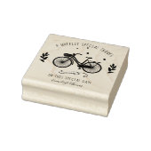 Leuke fiets dank u speciale dag stempel (Stempel)