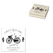 Leuke fiets dank u speciale dag stempel (Gestempeld)