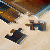 Leuke Fine Art Rode Wijn Puzzel (Zijkant)