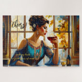 Leuke Fine Art Rode Wijn Puzzel (Horizontaal)