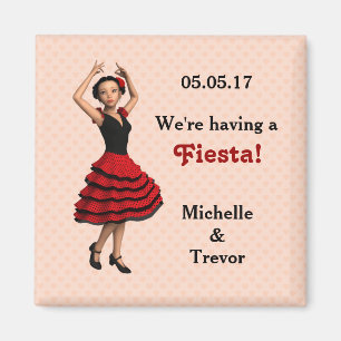 Leuke Flamenco Dancer (gepersonaliseerd) Magneet