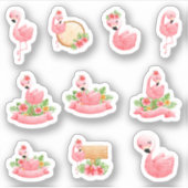 Leuke Flamingo Stickers (Voorkant)