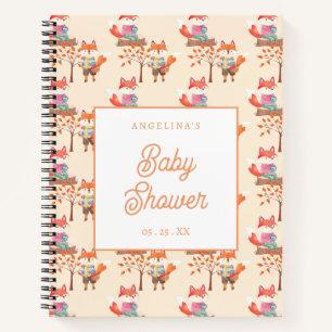 Leuke Fox baby shower cadeau lijst Notitieboek