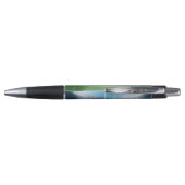 Leuke Franse bulldog quarterback stadion cartoon Pen (Achterkant)