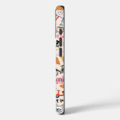 Leuke Frenchie Lover's Trendy Doodle Case-Mate iPhone Case (Achterkant / Links)