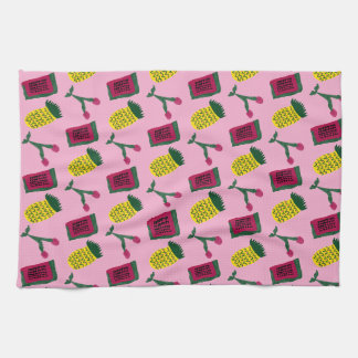 Leuke Fruit Handdoek in Roze