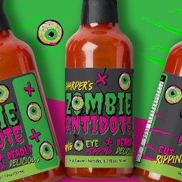 Leuke Funky Funny Gepersonaliseerde Zombie Antidot