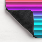Leuke Funky Moderne Regenboog Strepen Patroon Muismat (Hoek)
