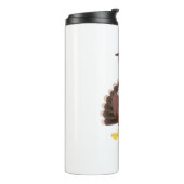 Leuke Funny Soccer Thanksgiving Turkije Boys Thermosbeker (Gedraaid links)