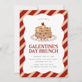 Leuke Galentine's brunch pannenkoek Kaart (Voorkant)
