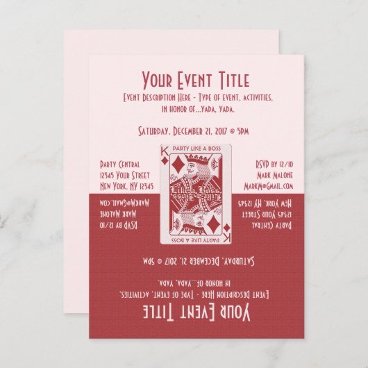 Leuke Game Night Feest Uitnodiging Briefkaart (Voorkant / Achterkant)