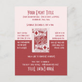 Leuke Game Night Feest Uitnodiging Briefkaart (Voorkant)