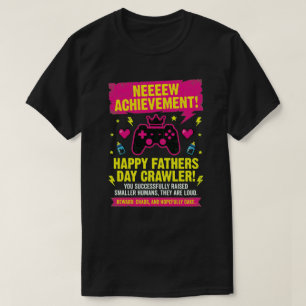 Leuke Gamer Vader Prestatie Vaderdag T-shirt