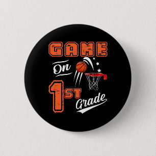 Leuke games op eerste klas Bysketbyll eerste dag v Ronde Button 5,7 Cm
