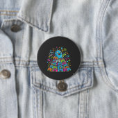 Leuke Gaming Eindigt Nooit Ronde Button 7,6 Cm (In situ)