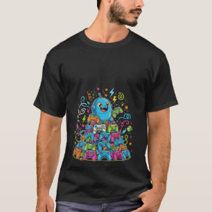 Leuke Gaming Eindigt Nooit T-shirt