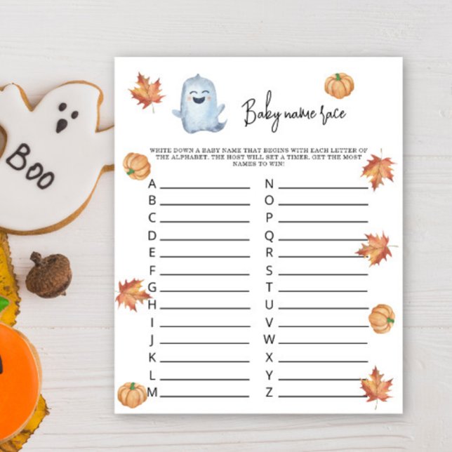 Leuke geest - Baby naam race spel (Creator heeft geüpload)