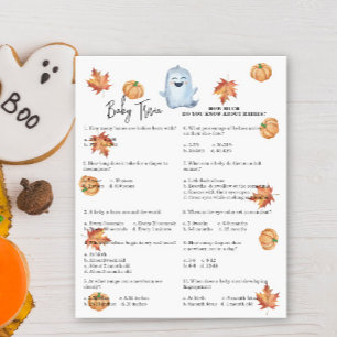 Leuke geest - Baby Trivia Baby showers wild