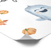 Leuke geest - Hoe groot is mama's buik Poster (Hoek)