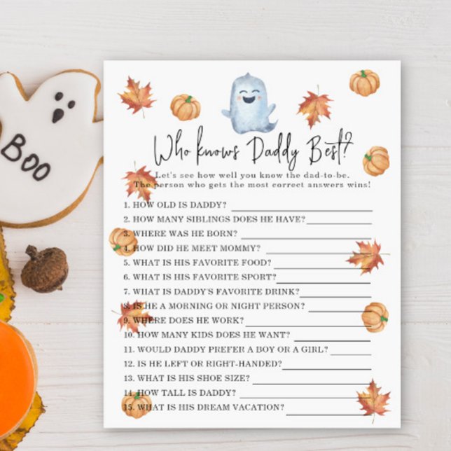 Leuke geest - Spel Wie kent PAPA het beste (Creator heeft geüpload)