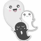 Leuke geesten Halloween Kawaii Sticker (Voorkant)