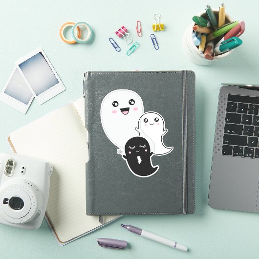 Leuke geesten Halloween Kawaii Sticker (iPad Cover)