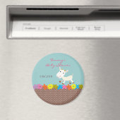 Leuke Geit Baby shower Magnet -  Magneet (Insitu (Vaatwasser))
