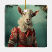Leuke Geit Ornament Decor, Cadeaus voor Geitenlief (Achterkant)