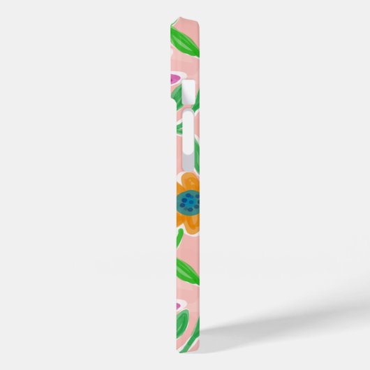 Leuke gekleurde bloemen Case-Mate iPhone case (Achterkant / Links)