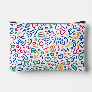 Leuke gekleurde levendige vormen etui