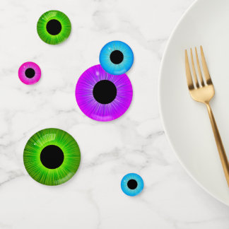 Leuke Gekleurde Oog Irissen in 3 kleuren Tafel Con Confetti
