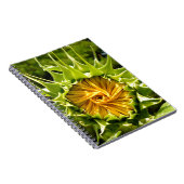 Leuke gele bloem Zonnebloem Notitieboek (Rechterzijde)