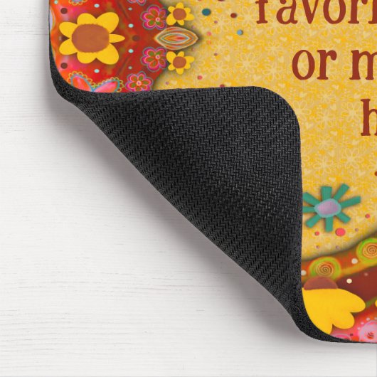 Leuke Gele Daisies Custom Inspirivity Mousepad Muismat (Hoek)