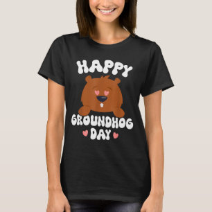 Leuke Gelukkige Groundhog Day 2025 _4 T-shirt